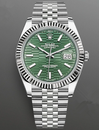 Rolex Datejust II Replica Swiss Watch 126334-0030 Green Dial (High End)