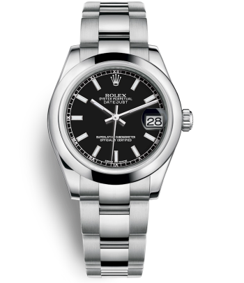 Replica Rolex Datejust Automatic Watch 178240-0025 Black Dial 31mm