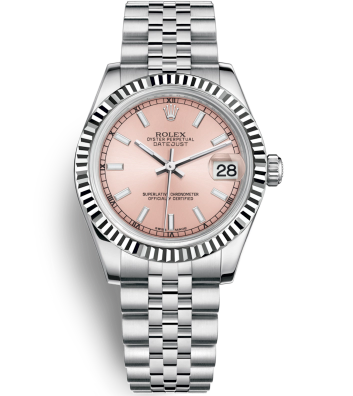 Rolex Datejust 31MM 178274-0012 Pink dial Ladies Automatic Replica Watch