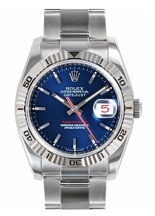Rolex Oyster Perpetual 116264-63200 Blue Dial Men Automatic Replica Watch
