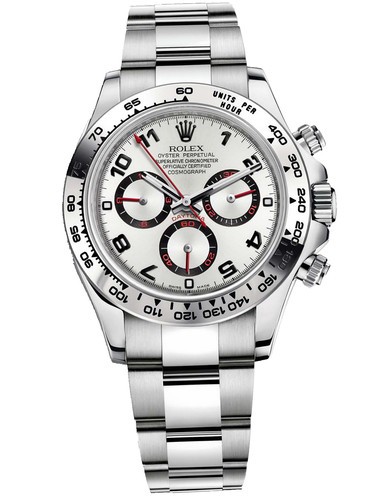 Rolex Daytona Swiss Replica Watch 116509-0037 White Dial 40mm (High End)