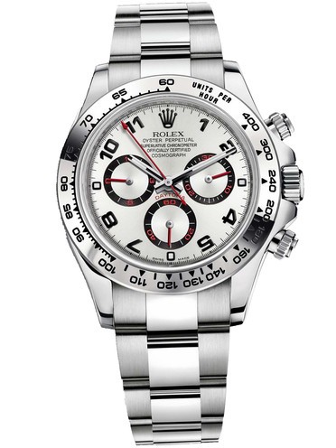 Rolex Daytona Swiss Replica Watch 116509-0037 White Dial 40mm (High End)