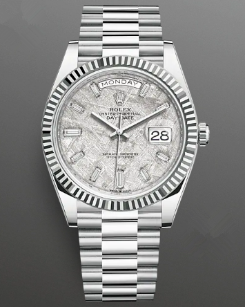 Rolex Day-Date II Replica Swiss Watch 228236-0011 Meteorite Dial (High End)