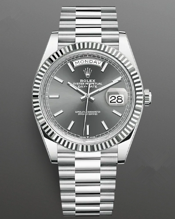Rolex Day-Date II Replica Swiss Watch 228236-0013 Gray Dial (High End)