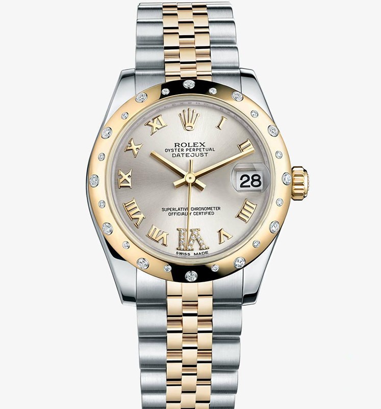 Swiss Rolex Datejust Ladies 178343 Silver dial Roman numerals Automatic Replica Watch
