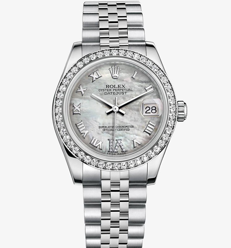 Rolex Datejust Replica Swiss Watch 178384-0004 MOP Dial 31mm (High End)