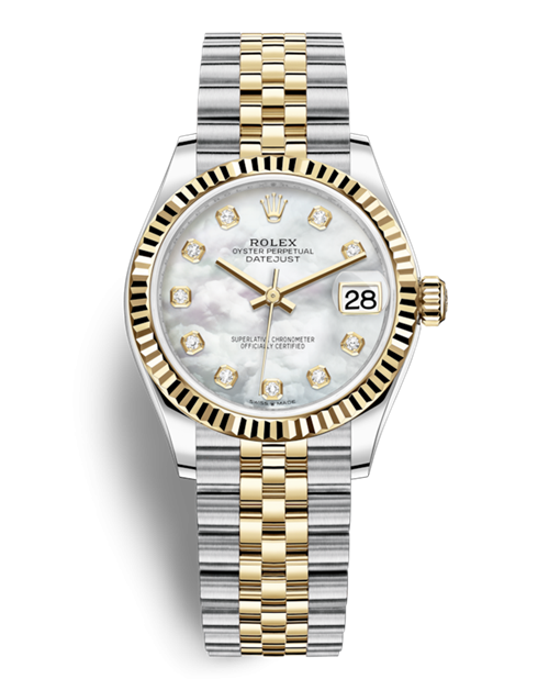 Replica Rolex Datejust Ladies Swiss Watches 278273-0028 MOP Dial 31mm(High End)