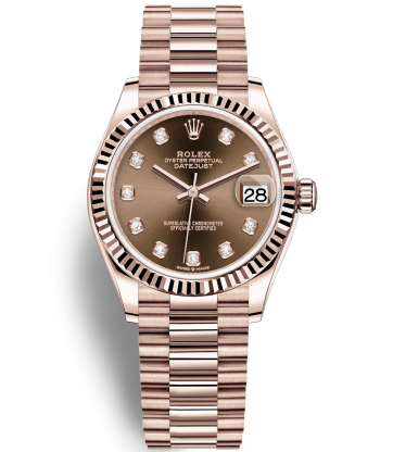 Replica Rolex Datejust Automatic Watch 278275-0010 Chocolate Dial 31mm