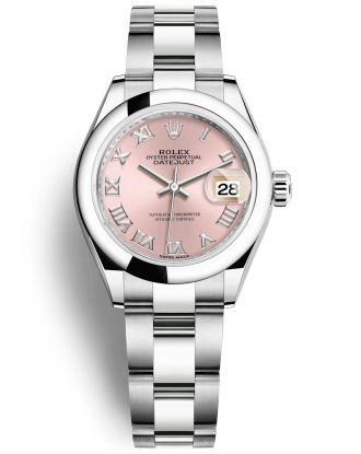 Replica Rolex Datejust Automatic Watch 279160-0014 Pink Dial 26mm