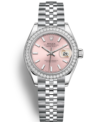 Replica Rolex Datejust Automatic Watch 279384rbr-0001 Pink Dial 28mm