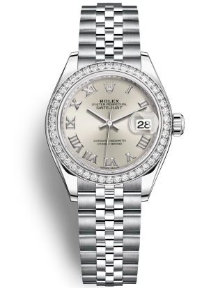 Rolex Datejust Ladies Automatic Watch Silver White Dial 31mm