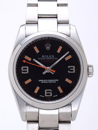Rolex Milgauss Replica Watches Anniversary Edition Black Dial RX41174