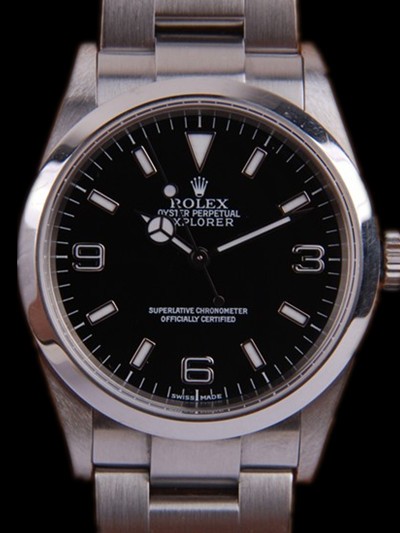 Swiss Rolex Explorer 114270-78690 Black dial Men Automatic Replica Watch