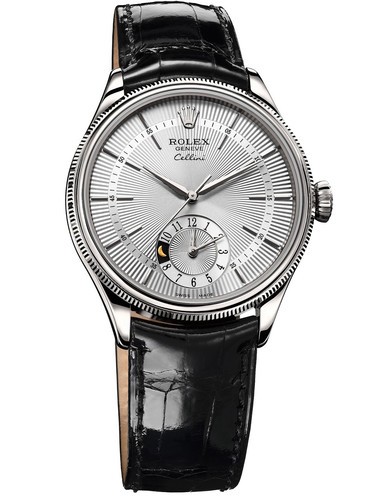 Rolex Cellini Swiss Replica Watch 50529-0006 White Dial 39mm (High End)