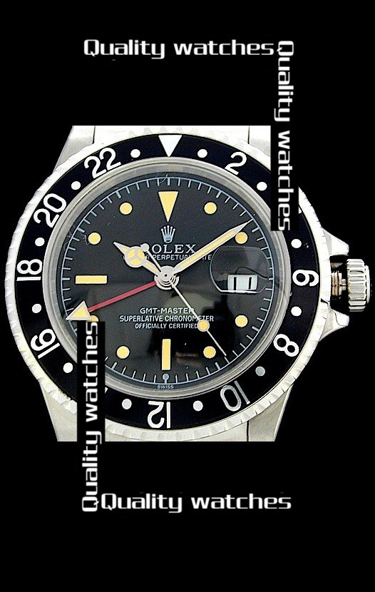 Swiss Rolex GMT-Master Yellow time markers Automatic Replica Watch 