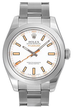 Rolex Milgauss 116400-72400 White Dial Men Automatic Replica Watch      