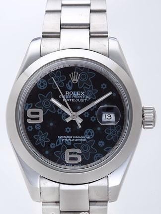 Rolex Datejust II Replica Watches Black Dial RX4119