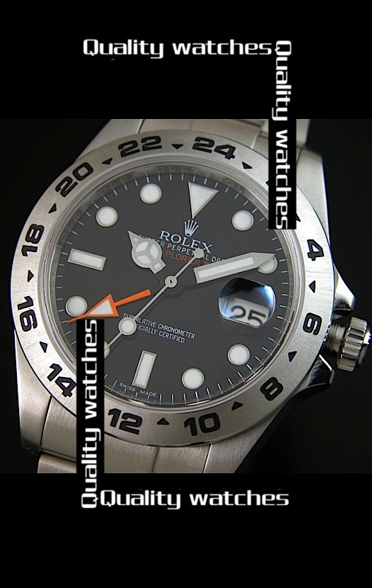 Rolex Explorer II 216570-77210 Black Dial Super Luminous Men Automatic Replica Watch
