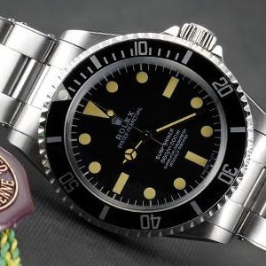 Rolex Submariner SS Case Black Dial No Date SWRX925