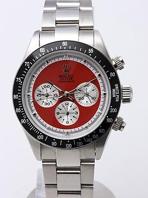 Swiss Rolex Daytona Replica Watches SS Red Dial White Inner Meter SS band (High End)