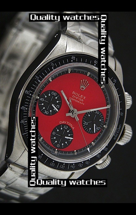Swiss Rolex Oyster Cosmograph Daytona Black Sub-Dials Dot time markers Automatic Replica Watch 