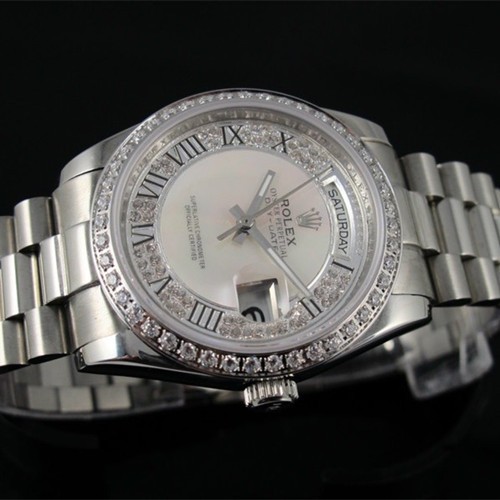 Replica Rolex Day-Date Automatic Watch Diamond Dial 36mm