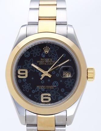 Rolex Datejust II Replica Watches Black Dial RX4129