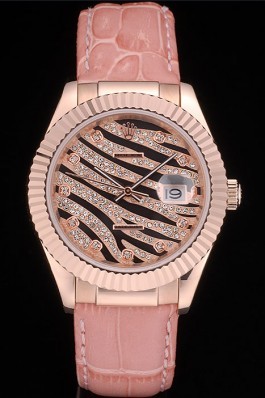 Swiss Rolex Datejust 116135 Diamonds Dial Ladies Automatic Replica Watch