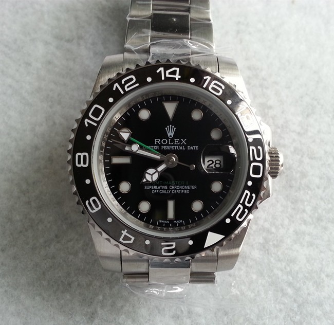 Replica Rolex GMT-Master II Automatic Watch 116710LN Green Hand 40mm
