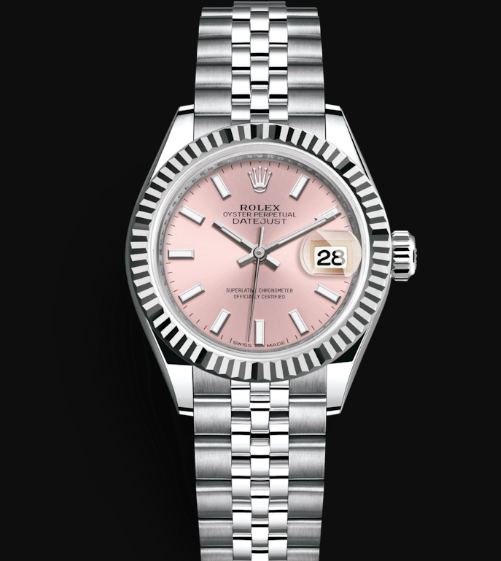 Rolex Datejust 28mm Automatic Watch 279174-0001 Pink Dial