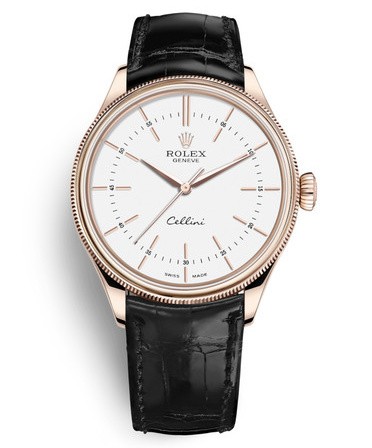 Rolex Cellini Replica Swiss Watch 50505-0021 White Dial (High End)