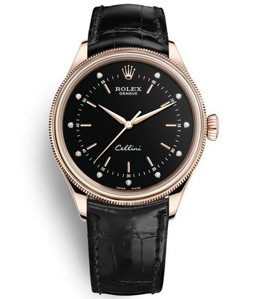 Rolex Cellini Replica Swiss Watch 50505-0026 Black Dial (High End)