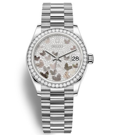 Rolex Datejust 31 Swiss Watch 278289RBR-0008 Diamonds&Butterfly Pattern (High End)