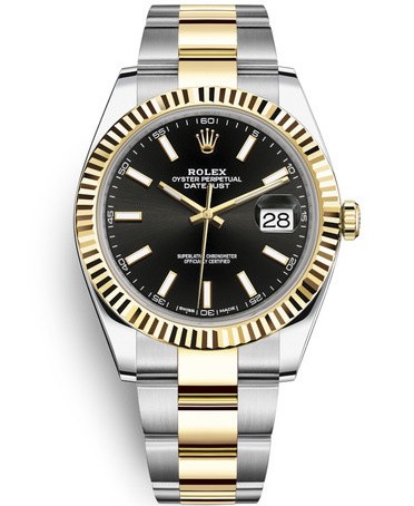 Rolex Datejust II Replica Swiss Watch 126333-0013 Black Dial (High End)