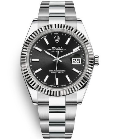Rolex Datejust II Swiss Replica Watch 126334-0017 Black Dial 41mm (High End)