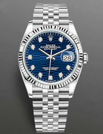 Rolex Datejust Replica Swiss Watch 126234-0057 Dark Blue Dial (High End)
