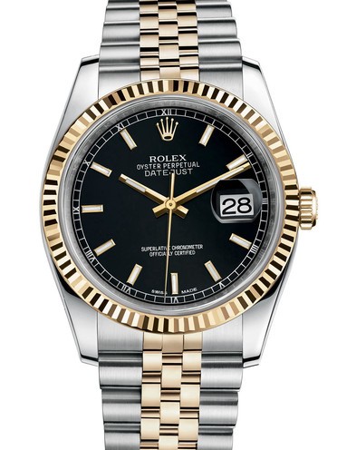 Rolex Datejust Replica Swiss Watch 116233-0199 Black Dial (High End)