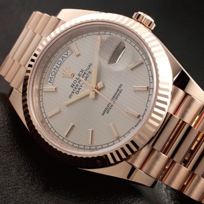 Rolex Day-Date 228235 Swiss Automatic Watch Sundust Dial       