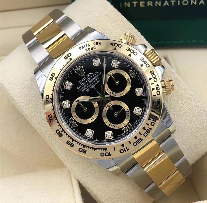 Rolex Daytona Replica Swiss Watch 116503-0011 Black Dial (High End)