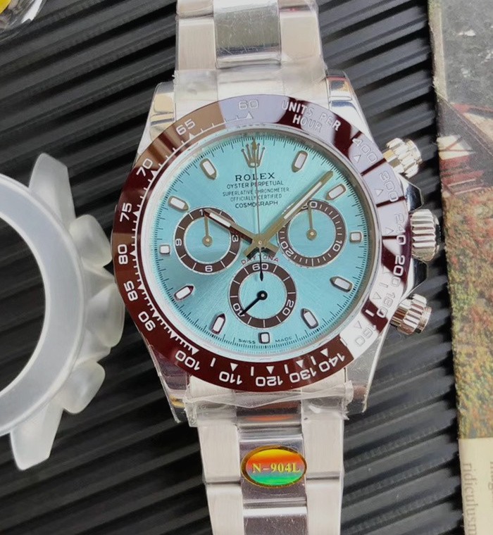 Rolex Daytona Swiss Clone Watch 116506-0001 Ice Blue (Super Model) 