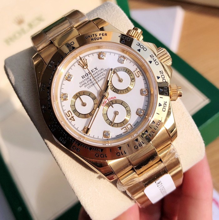 Rolex Daytona Replica Swiss Watch 116528-0034 All Gold (High End)