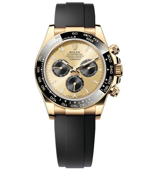 Rolex Daytona 2023 Replica Swiss Watch 126518ln-0012 Gold Dial (High End)