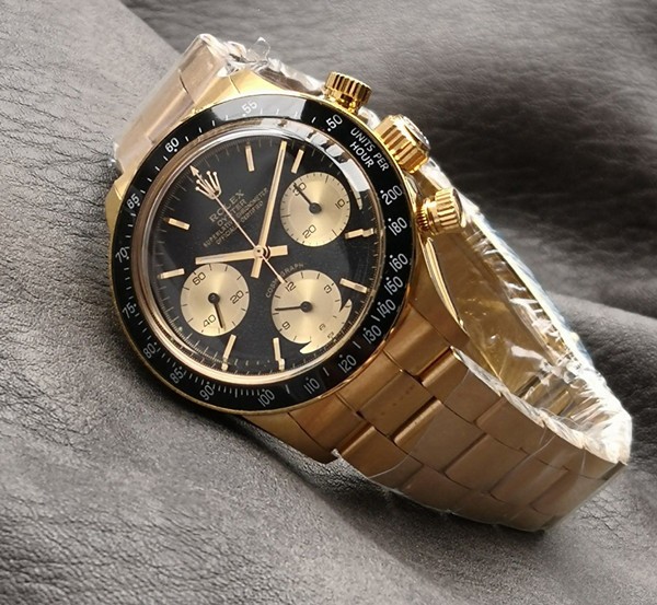 Rolex Daytona 6263 Replica Swiss Watch All Gold 37mm (High End)