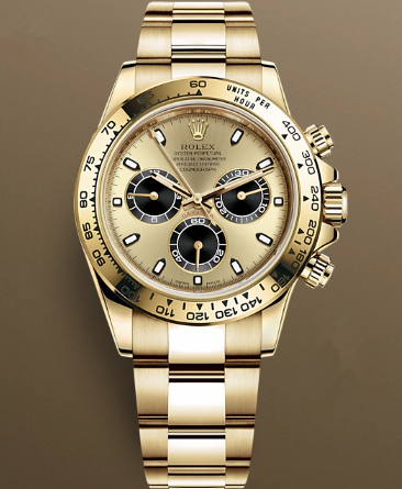 Rolex Daytona Replica Swiss Watch 116508-0014 All Gold (High End)