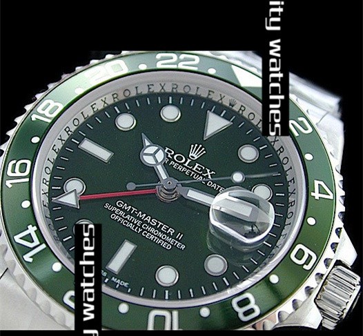Rolex GMT-Master II Automatic Replica Watch Green Dial 40mm