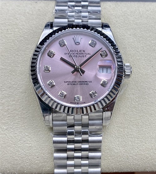 Rolex Lady-Datejust Replica Swiss Watch 279174-0003 Pink Dial (High End)