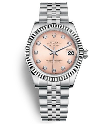 Rolex Lady-Datejust 31 Replica Swiss Watch 178274-0022 Baby Orange Dial (High End)