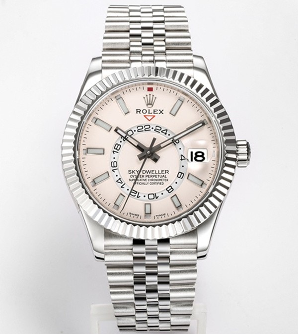 Rolex Sky-Dweller Replica Swiss Watch 326934-0002 White Dial (High End)