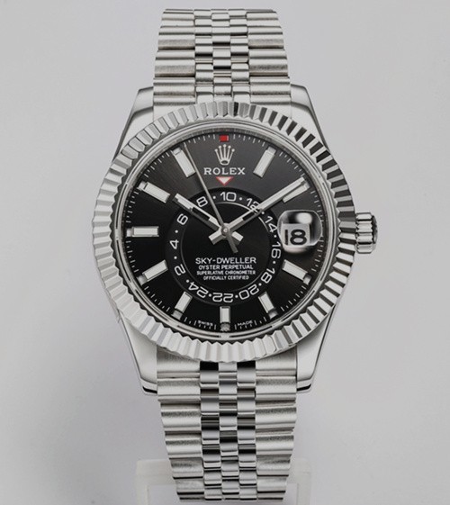 Rolex Sky-Dweller Replica Swiss Watch 326934-0006 White Dial (High End)
