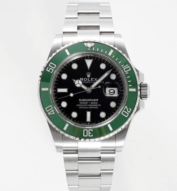 Rolex Submariner Date Replica Swiss Watch 126610LV-0002 Green Bezel 41MM (High End)